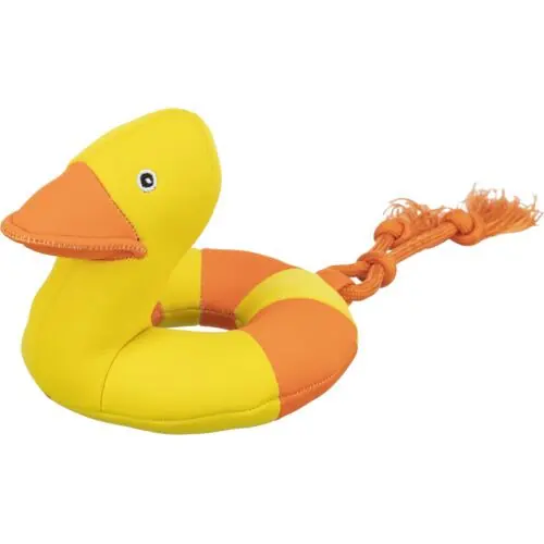 TRIXIE Aqua Toy Ente am Seil Stoff 20 cm/36 cm Billig
